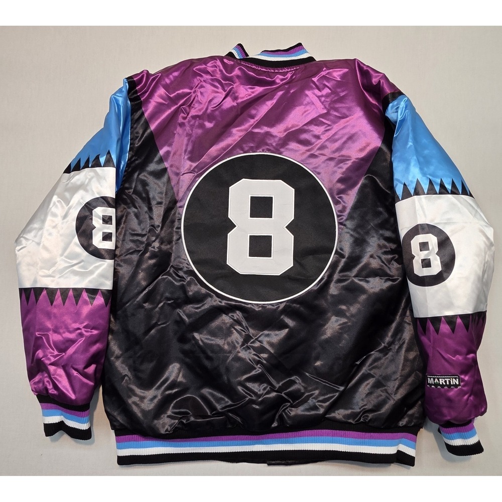 Headgear Classics Martin 8 Ball Satin Jacket XXL HGC051 Multicolor Retro NWT - Picture 14 of 16